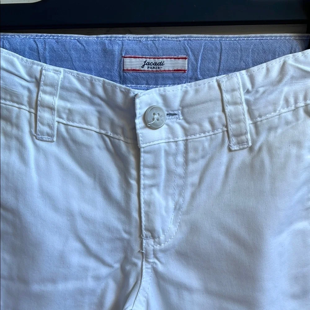Jacadi White Cotton Shorts